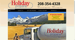 Desktop Screenshot of holidaypropane.com